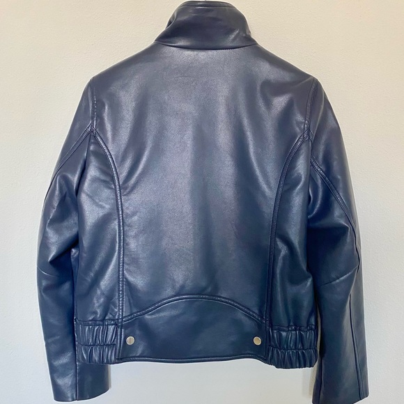 NWT French Connection Faux Leather Jacket Size M - Picture 13 of 17